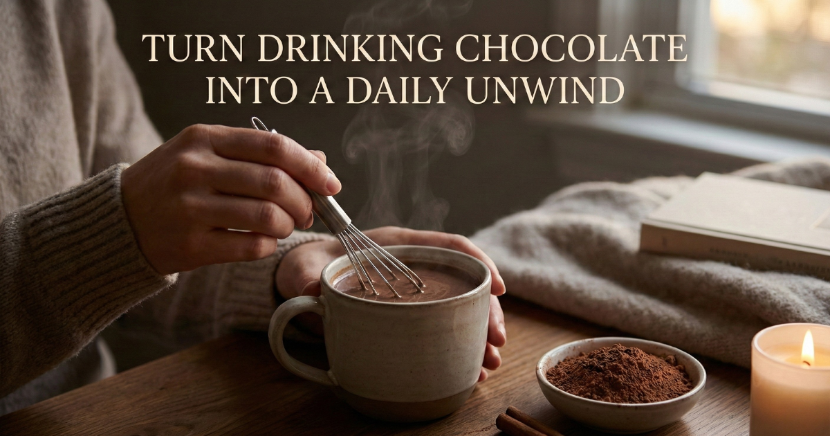 Turn drinking chocolate into a daily unwind