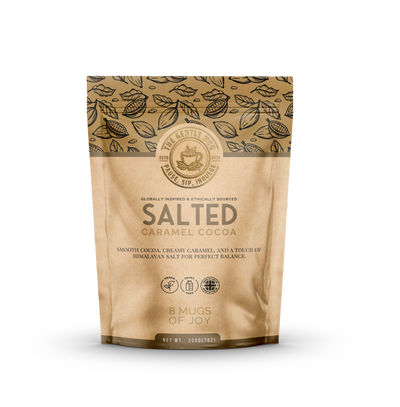 The Gentle Mug Salted Caramel Cocoa pouch